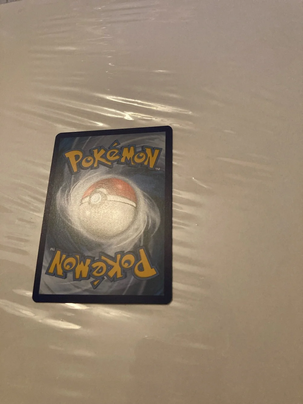 Pokemon Eevee Trading Card Yellow Border Blue Sky Artwork